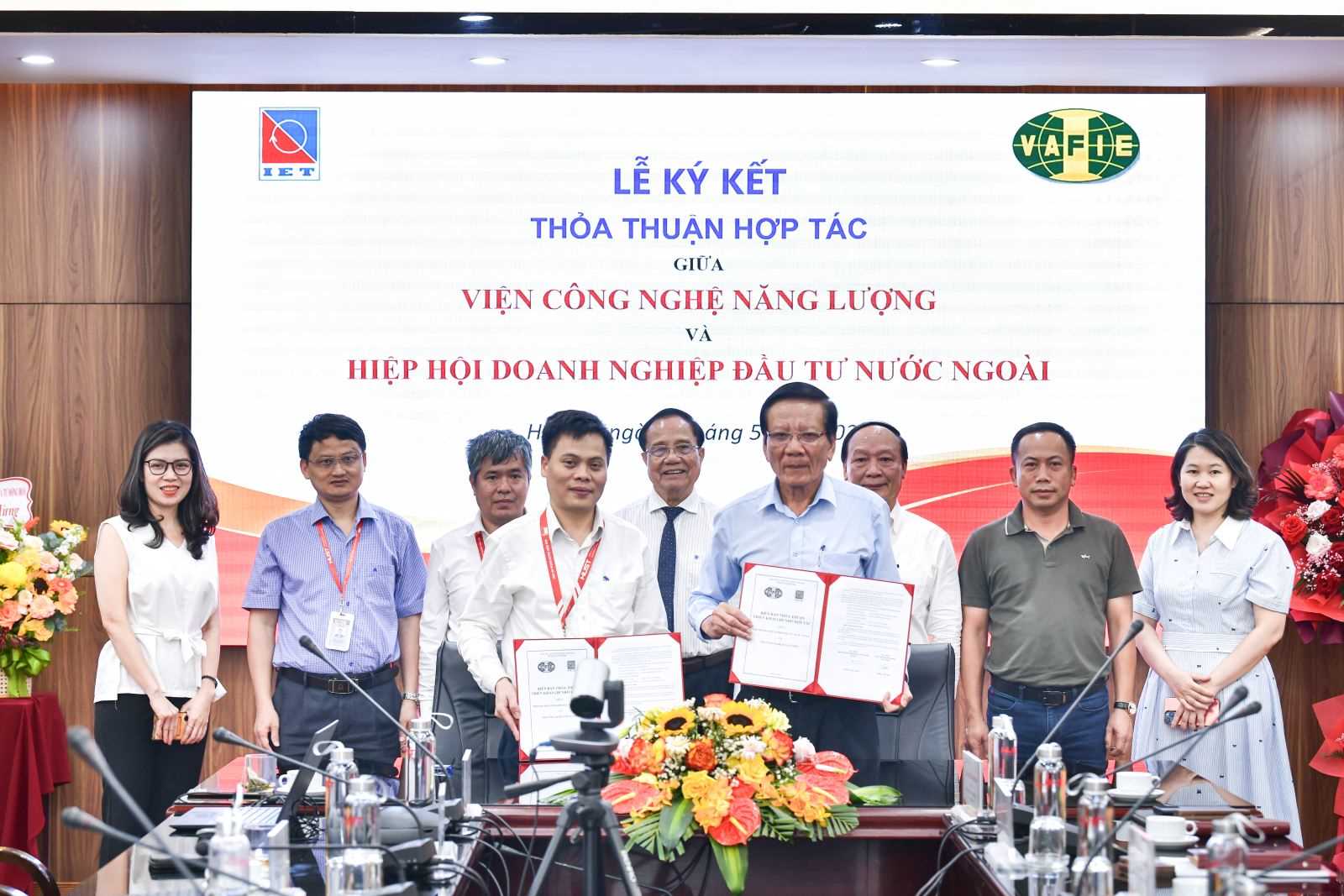 VAFIE ký đồng thuận hợp tác cùng Viện Công nghệ năng lượng