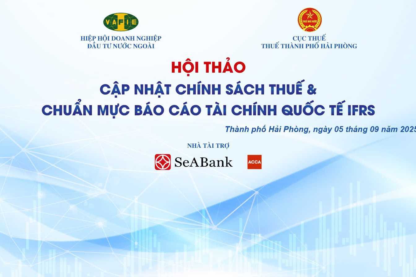 VAFIE tổ chức hội thảo Thuế tại Hải Phòng