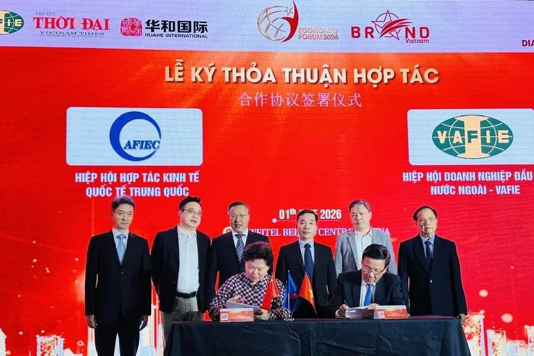 VAFIE và CAFIEC thỏa thuận hợp tác chiến lược